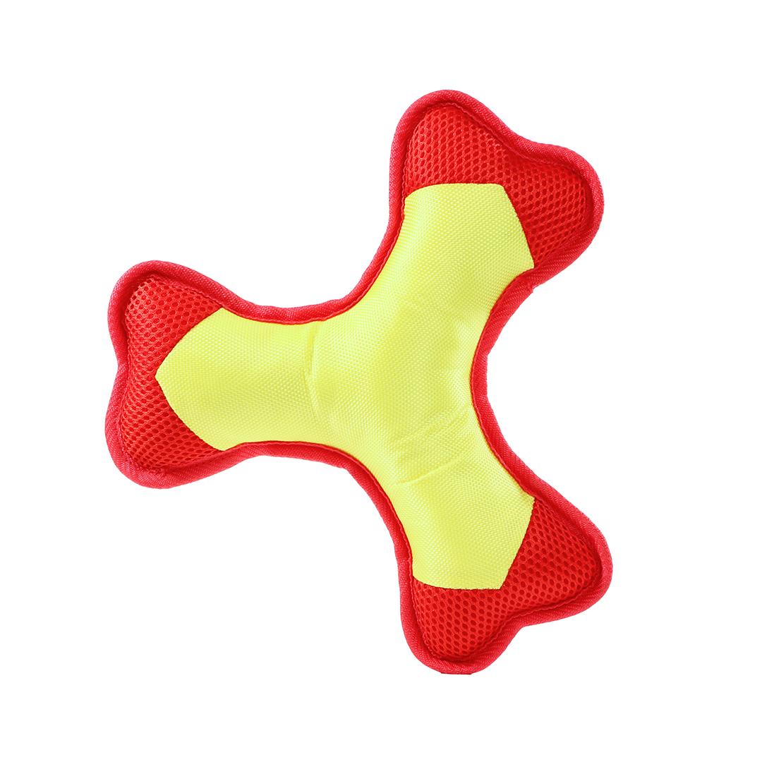 M170051 Yellow/red - Dog toy Flying Triple - mbw